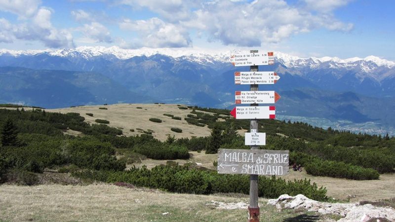 Roén, la vetta e l’anello delle cinque malghe