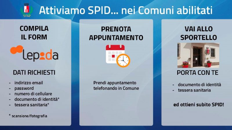 SPID può essere attivato in comune