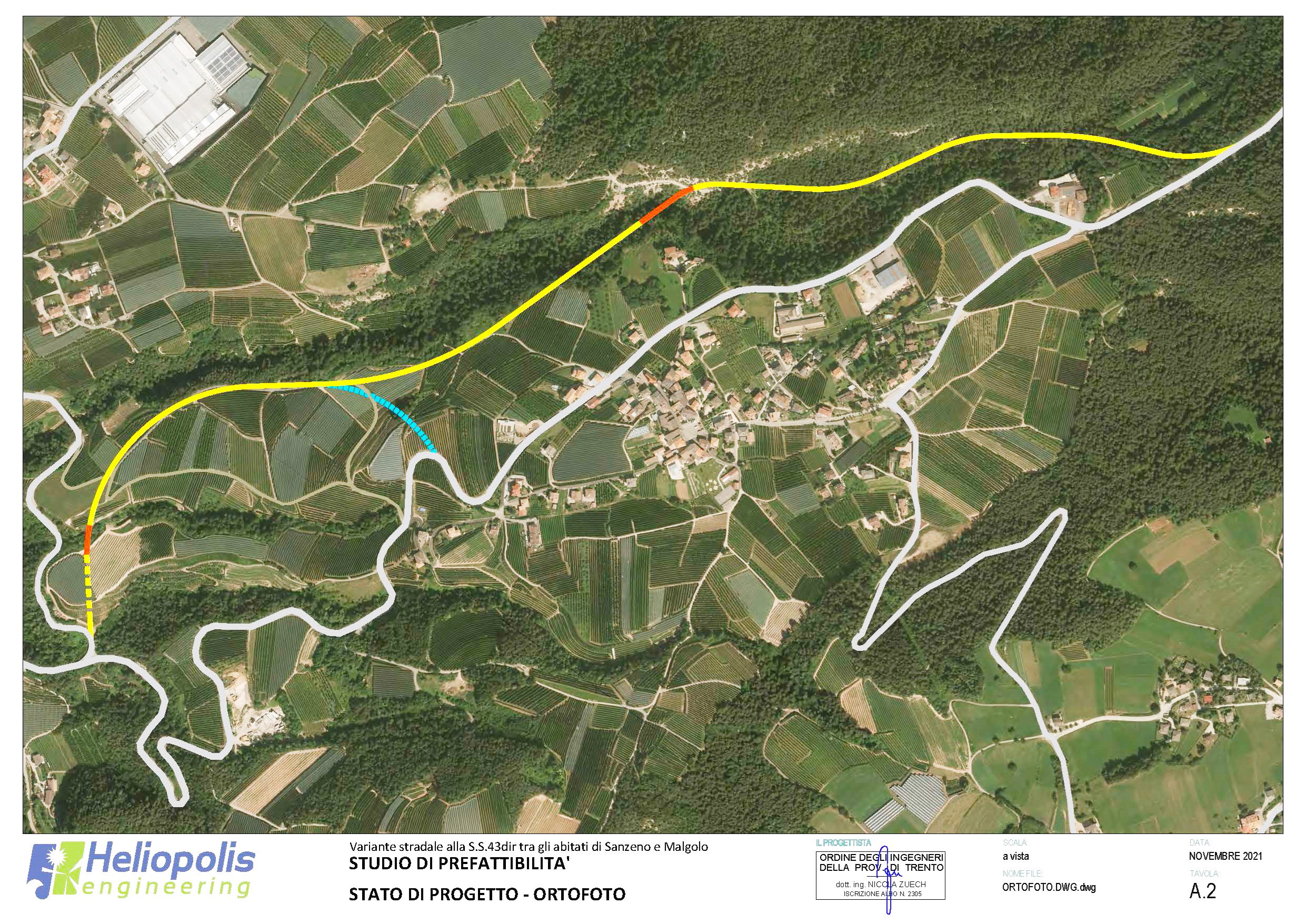 Sanzeno – Malgolo, i tornanti del soratóu