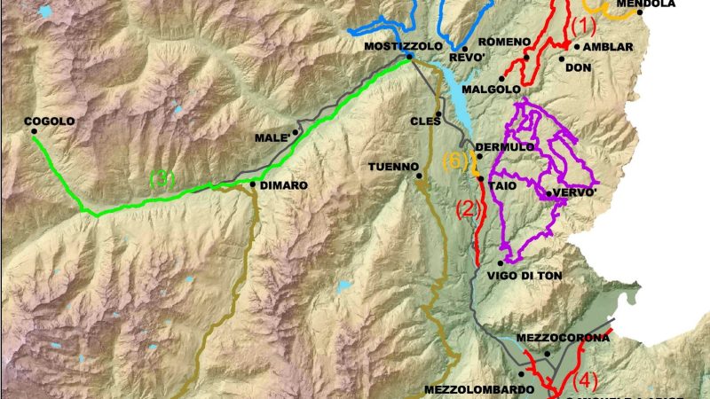 Check- up sulla ciclabilità nelle valli del Noce in bici dal Tonale a Mezzocorona, sogno o realtà?