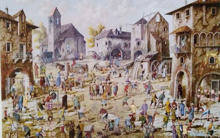 Popolazione, lavoro, colture e prodotti agli inizi del XIII secolo nelle Valli del Noce