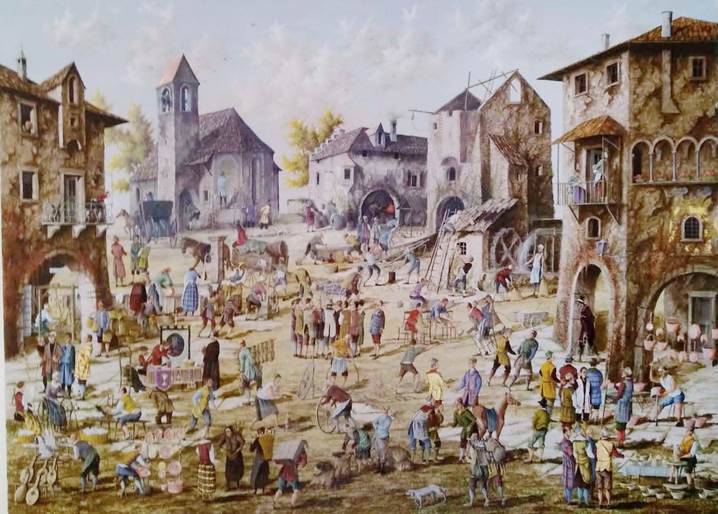 Popolazione, lavoro, colture e prodotti agli inizi del XIII secolo nelle Valli del Noce