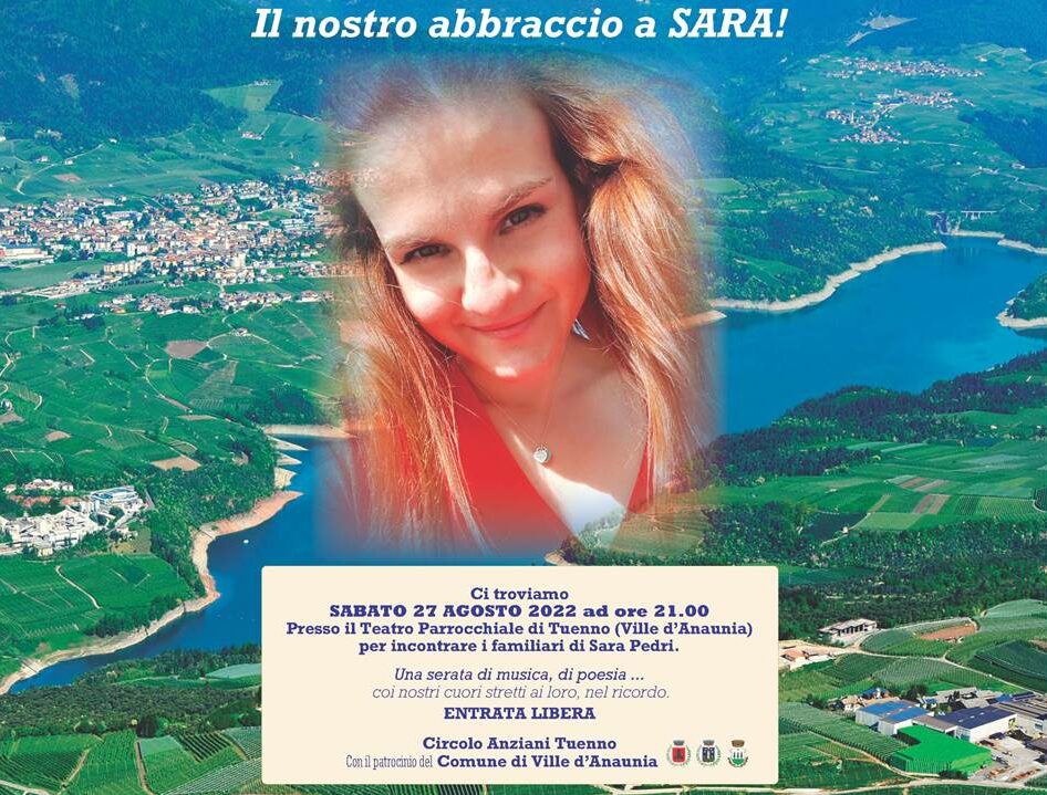 Il nostro abbraccio a Sara