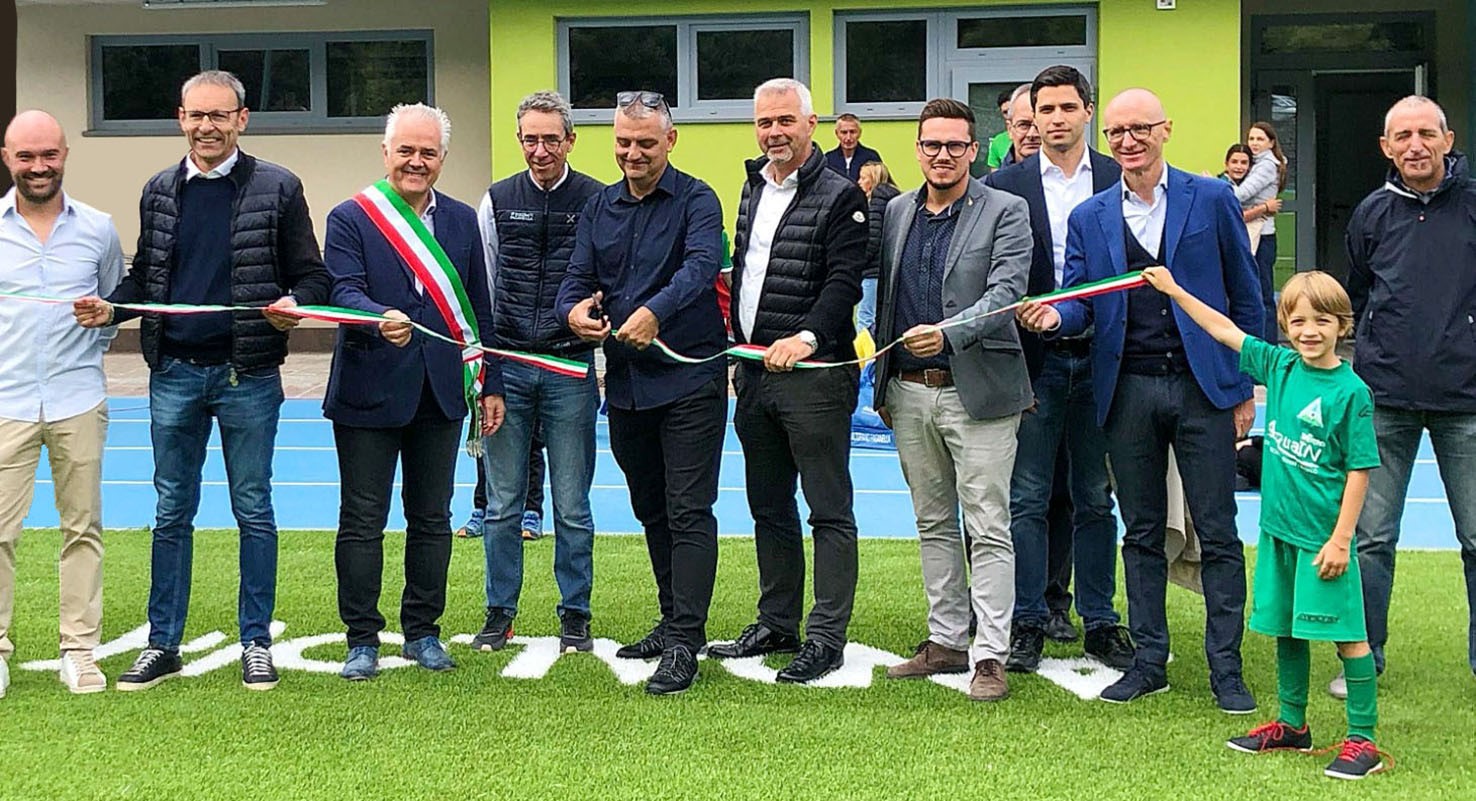 Rifacimento campo da calcio di Andalo con nuovo campetto in erba artificiale